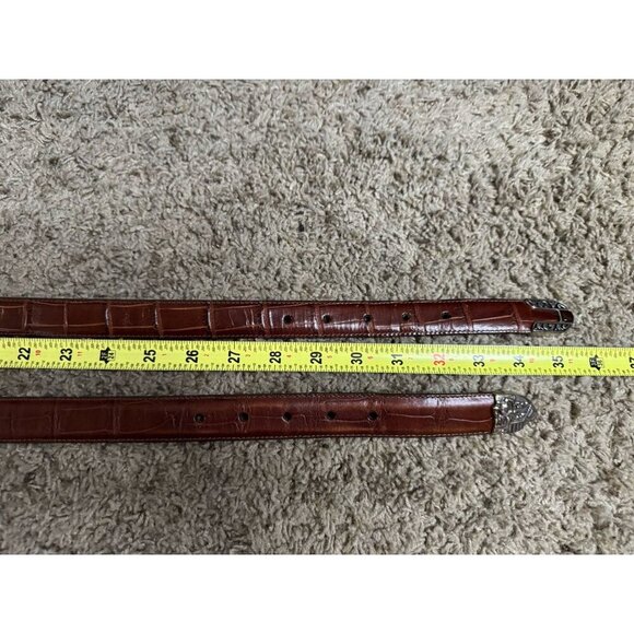 BRIGHTON VINTAGE Disney Leather Belt Sz 28 Mickey Mouse Pluto Donald Lot Of 2 - Picture 8 of 10